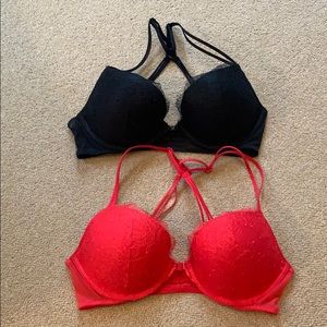 Victoria’s Secret lace push up bras